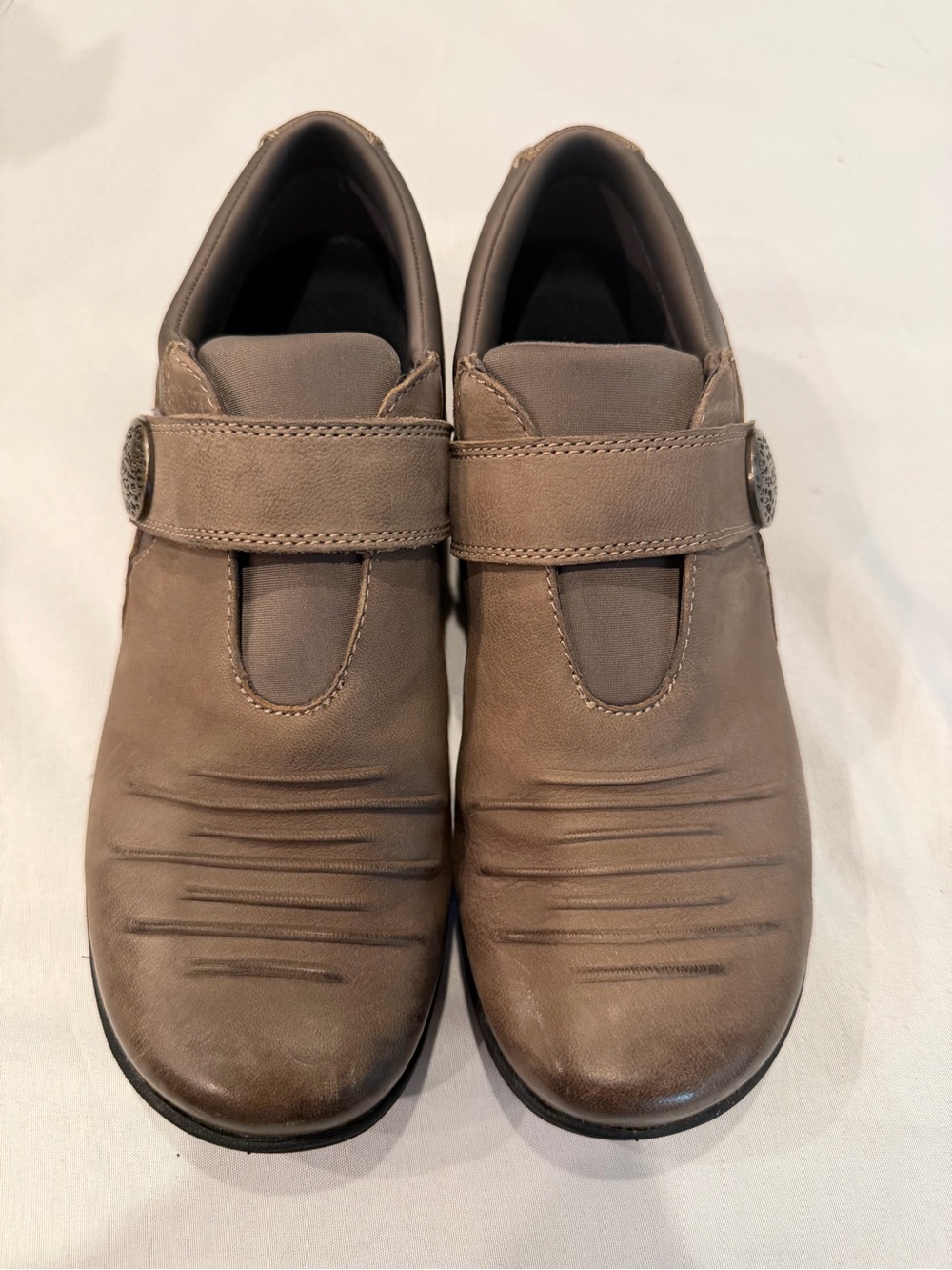 ABEO SmartSystem Women’s 7.5 Brown Leather Comfort Walking Shoes